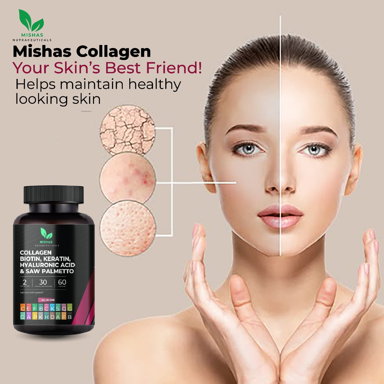 Mishas Nutraceuticals Collagen For Women | Amazon Best Selling