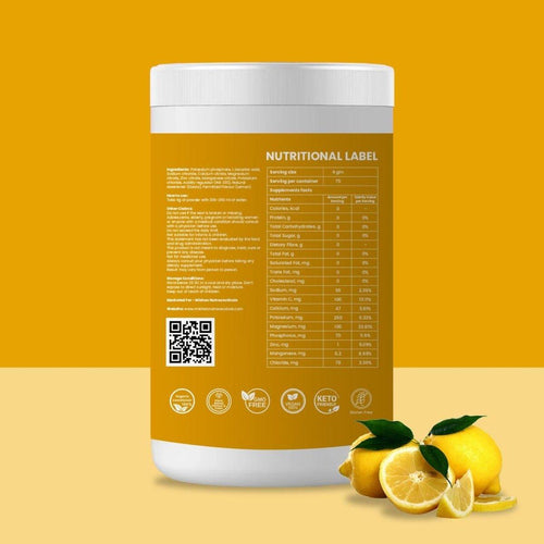Misha Nutraceuticals Lemonade Electrolyte Drink Mix – Sugar-Free, Keto, Vegan, Non-GMO – 90 Servings for Hydration And Essential Electrolytes - Mishas Nutraceuticals